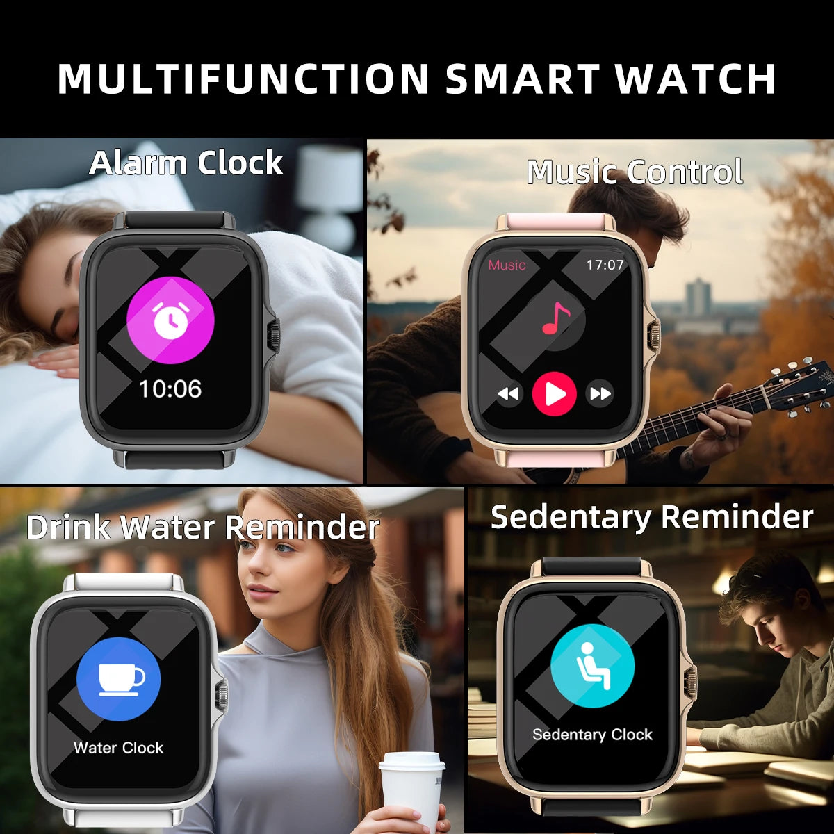 AquaSync™ 1.83” SmartWatch – Power, Style, and Control at a Glance