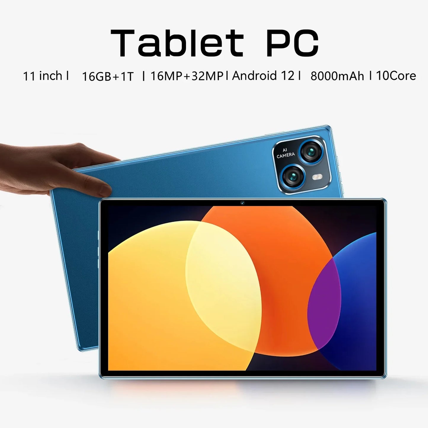 2023 Global Version New PAD 6 PRO Tablet Android12 11 Inch 16GB 1T 5G Dual SIM Phone Call GPS Bluetooth WiFi Google Tablet PC