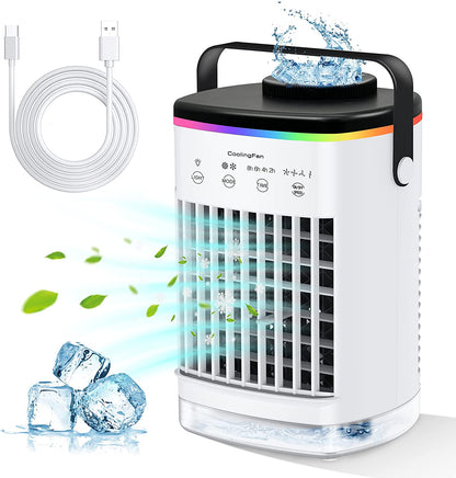 PortaFan - Rechargeable & Portable Personal Air Conditioner Fan